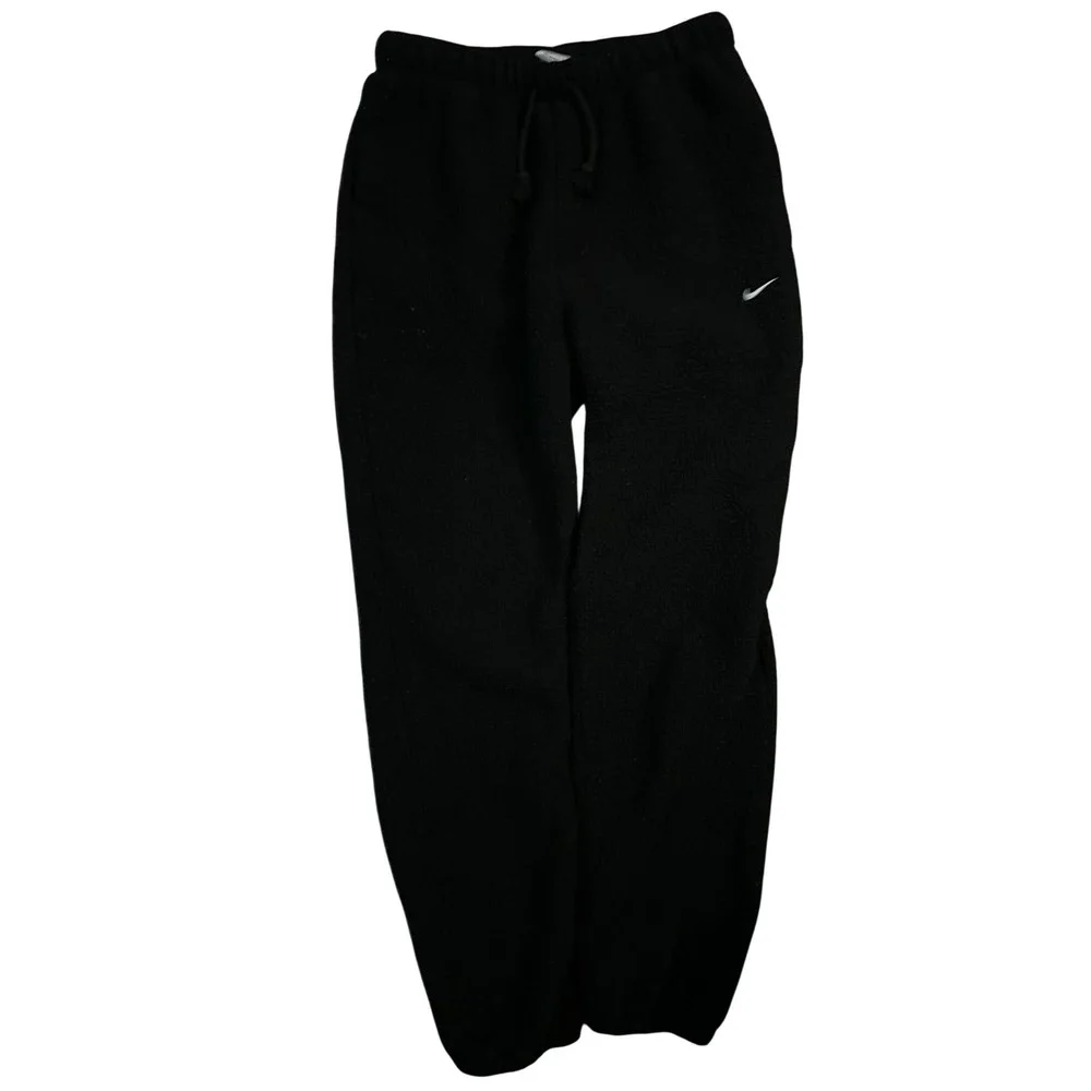 Nike Therma-FIT Faux Fur Black Jogger Sweatpants DV7294-010 Mens Large